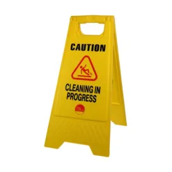 Caution Cleaning in Progress A-Frame Safety Sign - 610 x 300 x 30
