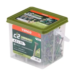 Alternative view of C2 Deck-Fix Premium Countersunk Green Decking Screws - 4.5 x 75