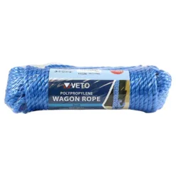 Blue Polypropylene Wagon Rope - 9mm x 27m