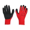 Light Grip Glove Crinkle Latex Coated Polyester Gloves - Large