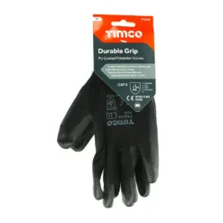 Alternative view of Durable Grip PU Coated Polyester Gloves - Medium