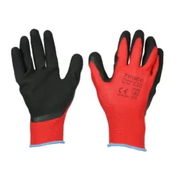 Toughlight Grip Sandy Latex Coated Polyester Gloves - X Large
