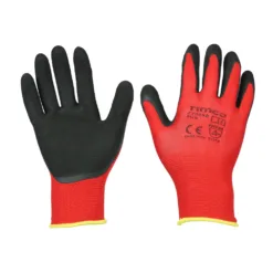 Toughlight Grip Sandy Latex Coated Polyester Gloves - Medium
