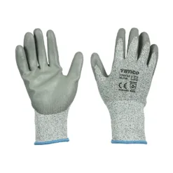 Medium Cut PU Coated HPPE Fibre with Glass Fibre Gloves - X Large
