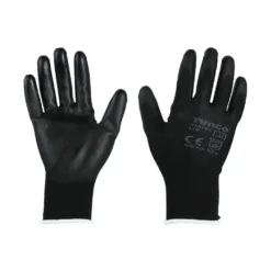 Durable Grip PU Coated Polyester Gloves - Large