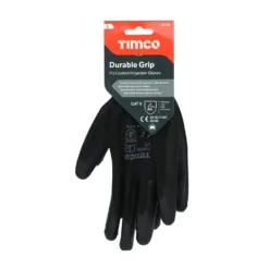 Alternative view of Durable Grip PU Coated Polyester Gloves - Large