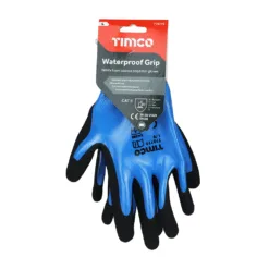 Alternative view of Waterproof Grip Sandy Nitrile Foam Coated Polyester Gloves - Large