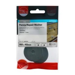 Alternative view of Penny / Repair Washers DIN9054 Silver - M8 x 40