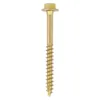 Solo Advanced Hex Head Gold Coach Woodscrews - 8.0 x 80
