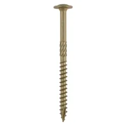 Wafer Head Exterior Green Timber Screws - 6.7 x 95