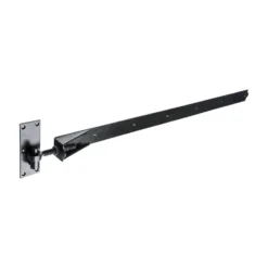 Adjustable Band & Hook on Plates Hinges Black - 1200mm