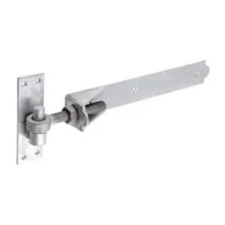 Adjustable Band & Hook on Plates Hinges Hot Dipped Galvanised - 350mm