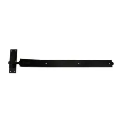 Adjustable Band & Hook on Plates Hinges Black - 900mm