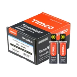 FirmaHold Collated 16 Gauge Angled A2 Stainless Steel Brad Nails & Fuel Cells - 16 x 50/2BFC