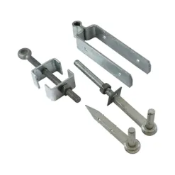 Adjustable Gate Hinge Set Hot Dipped Galvanised - 450mm