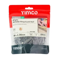 Alternative view of Annular Ringshank Nails Bright - 40 x 2.36