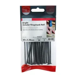 Alternative view of Annular Ringshank Nails Bright - 65 x 3.35