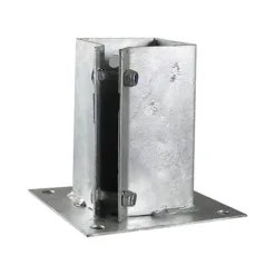 Bolt Down Post Support Bolt Secure Hot Dipped Galvanised - 100mm