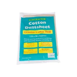 Heavy Duty Cotton Twill Dust Sheets