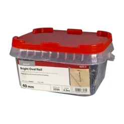 Alternative view of Oval Nails Bright - 40mm