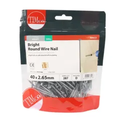 Alternative view of Round Wire Nails Bright - 40 x 2.65