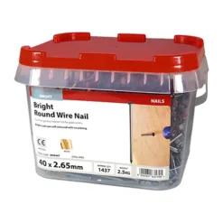 Alternative view of Round Wire Nails Bright - 40 x 2.65