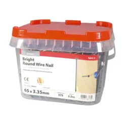 Alternative view of Round Wire Nails Bright - 65 x 3.35