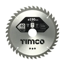 Circular Saw Blade General Purpose Coarse/Medium - 190 x 30 x 40T