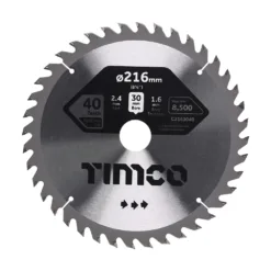 Circular Saw Blade Trimming/Crosscut Medium/Fine - 216 x 30 x 40T