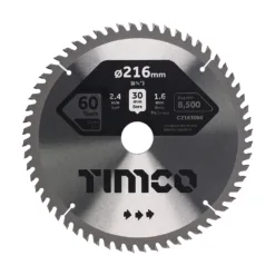 Circular Saw Blade Fine Trim/Finishing Extra Fine - 216 x 30 x 60T