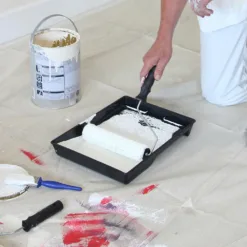 Alternative view of Laminated Cotton Twill Dust Sheet - 12ft x 9ft