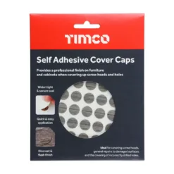 Alternative view of Self-Adhesive Screw Cover Caps Driftwood - 13mm