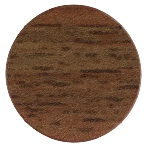 Self-Adhesive Screw Cover Caps Dijon Walnut - 13mm