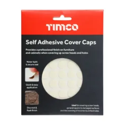 Alternative view of Self-Adhesive Screw Cover Caps Ivory - 13mm