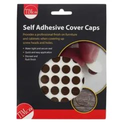 Alternative view of Self-Adhesive Screw Cover Caps Mahogany - 13mm