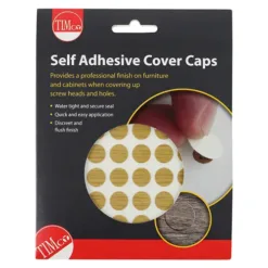Alternative view of Self-Adhesive Screw Cover Caps Oak - 13mm