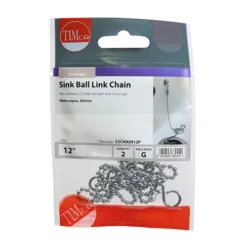 Alternative view of Ball Link Chains Sink Chrome - 12"
