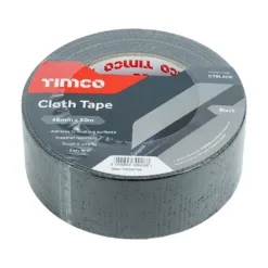 Alternative view of Cloth Tape Black - 50m x 48mm