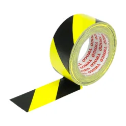 Hazard Warning Cloth Tape Yellow and Black - 33m x 50mm
