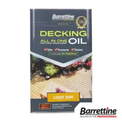 Barrettine Decking Oil Amber Light Oak 5L