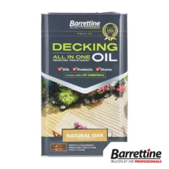 Barrettine Decking Oil Natural Oak 5L