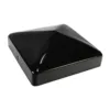 Fence Post Cap Epoxy Black - 100mm