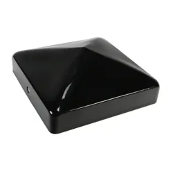 Fence Post Cap Epoxy Black - 75mm