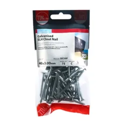 Alternative view of Extra Large Head Clout Nails Galvanised - 40 x 3.00