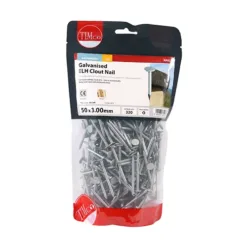 Alternative view of Extra Large Head Clout Nails Galvanised - 50 x 3.00