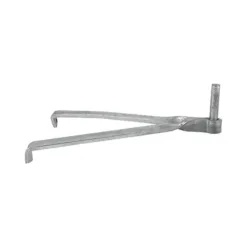 Gate Hinge Hooks To Build Double Brick Hot Dipped Galvanised - 12mm