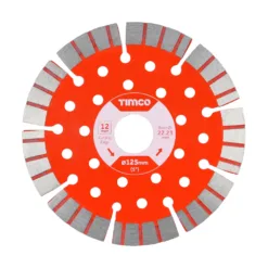 Diamond Blade Laser 12mm Seg - 125 x 22.2