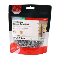 Alternative view of Square Twist Nails Galvanised - 30 x 3.75