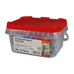 Alternative view of Square Twist Nails Galvanised - 30 x 3.75