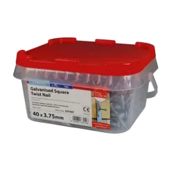 Alternative view of Square Twist Nails Galvanised - 40 x 3.75